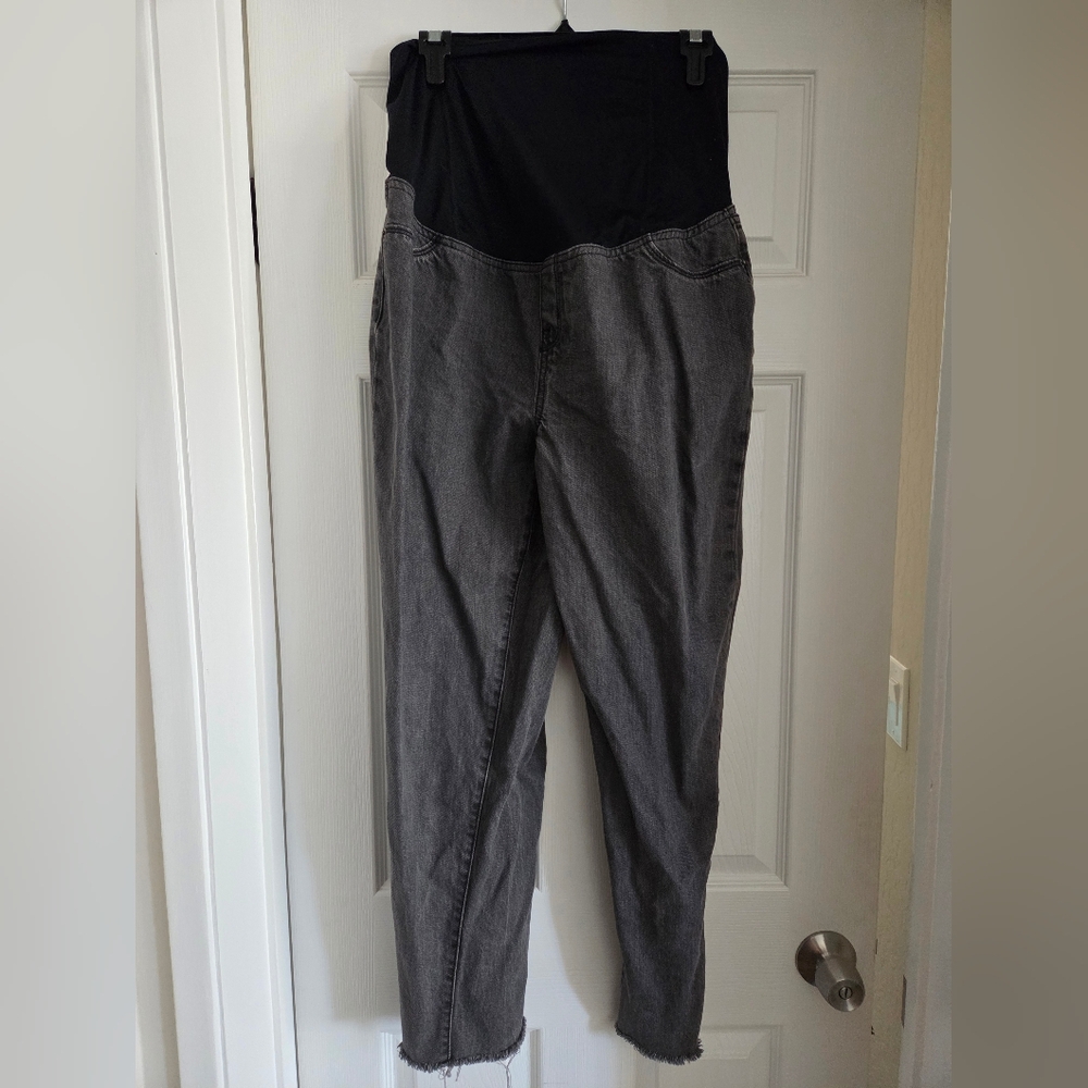 Isabelle black jeans maternity size 10